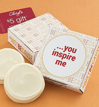 You Inspire Me Cookie Card